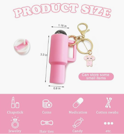 Mini Cup Keychain – Fits Most Tumblers & Cups!