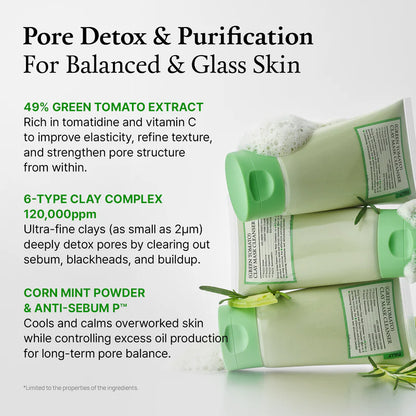 [FULLY] Green Tomato Clay Mask Cleanser 120ml