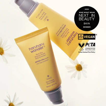 HARU HARU WONDER Black Rice  MOISTURE AIRYFIT DAILY SUNSCREEN SPF50+/PA++++ / UNSCENTED