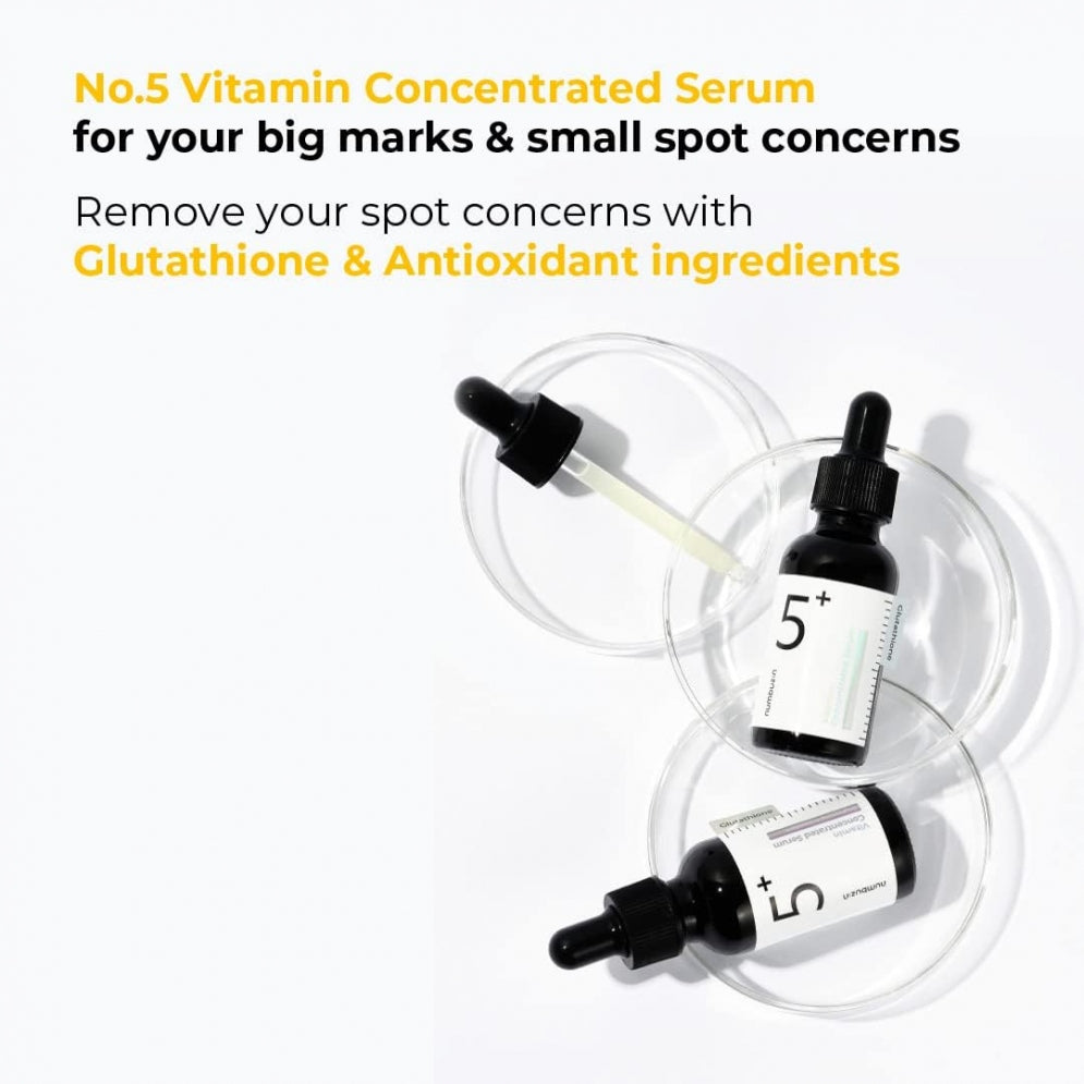{Numbuzin] No.5+ Glutathione Vitamin Concentrated Serum 30ml