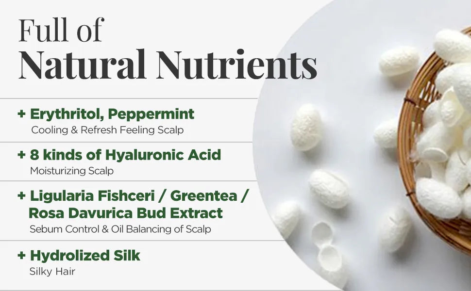 [plu] Exfoliating Scalp Scrub Peppermint 200g