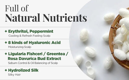 [plu] Exfoliating Scalp Scrub Peppermint 200g