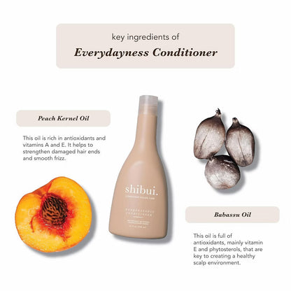 SHIBUI Conscious Color Care Everydayness Shampoo & Conditioner (33.8 oz XXL LITER DUO KIT SET) Gentle Hair Care