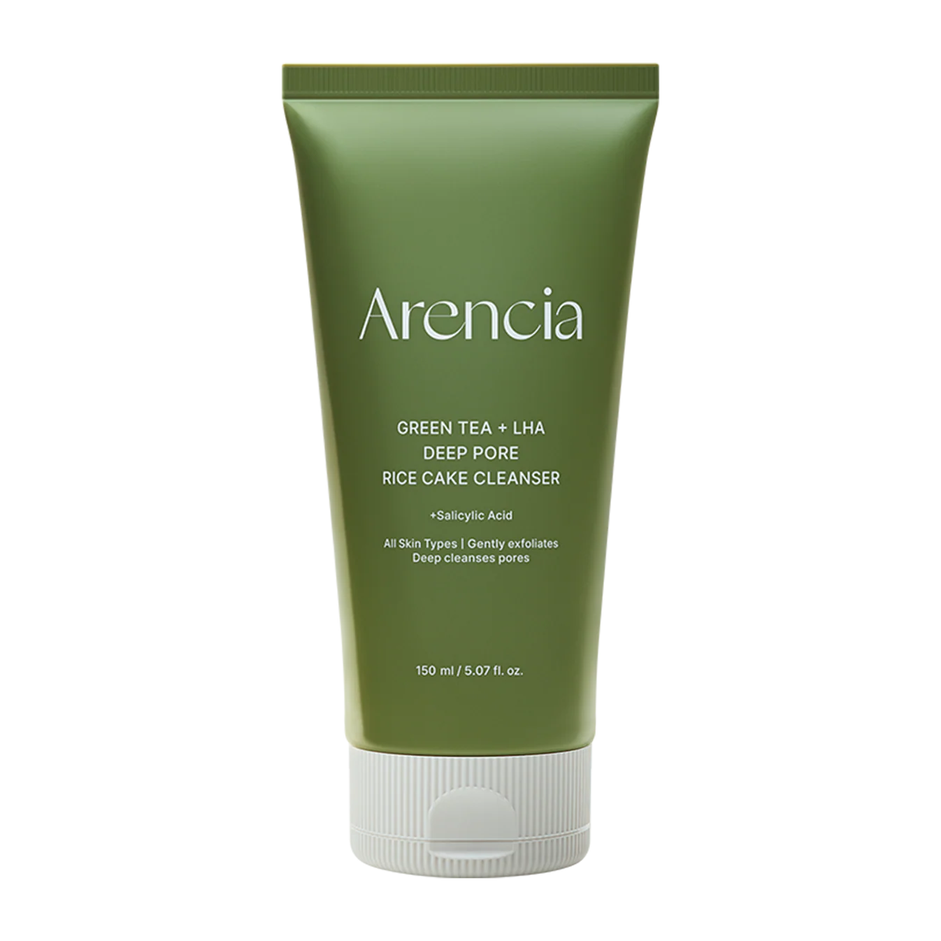 [ARENCIA] Green Tea + LHA Deep Pore Rice Cake Cleanser 150g