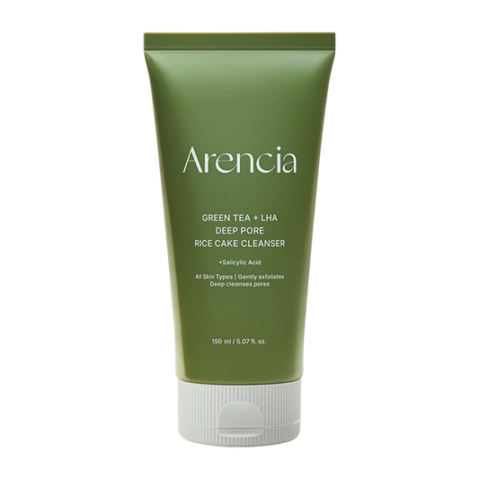 [ARENCIA] Green Tea + LHA Deep Pore Rice Cake Cleanser 150g