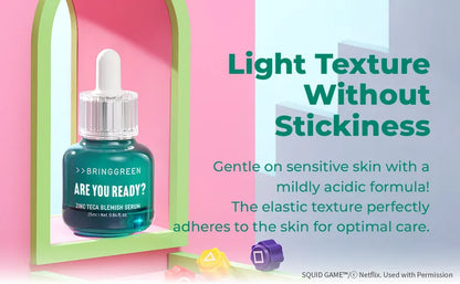 BRING GREEN - Zinc Teca Blemish Serum Set Squid Game Edition