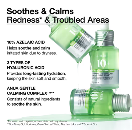 ANUA Azelaic Acid 10 Hyaluron Redness Soothing 30 ml