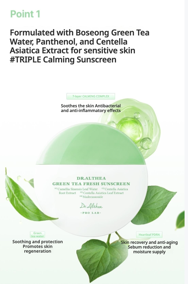 Dr. Althea Green Tea Fresh Sunscreen 45ml