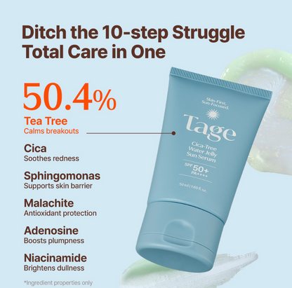 TAGE Cica-Tree Water Jelly Sun Serum SPF50+ PA++++ | 50ml