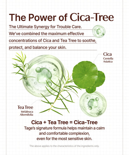 TAGE Cica-Tree Invisible Sun Gel SPF50+ PA++++ | Matte Sunscreen Primer