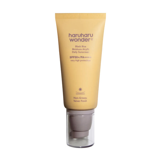 HARU HARU WONDER Black Rice  MOISTURE AIRYFIT DAILY SUNSCREEN SPF50+/PA++++ / UNSCENTED