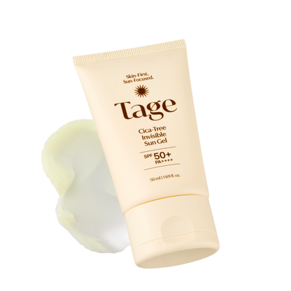 TAGE Cica-Tree Invisible Sun Gel SPF50+ PA++++ | Matte Sunscreen Primer