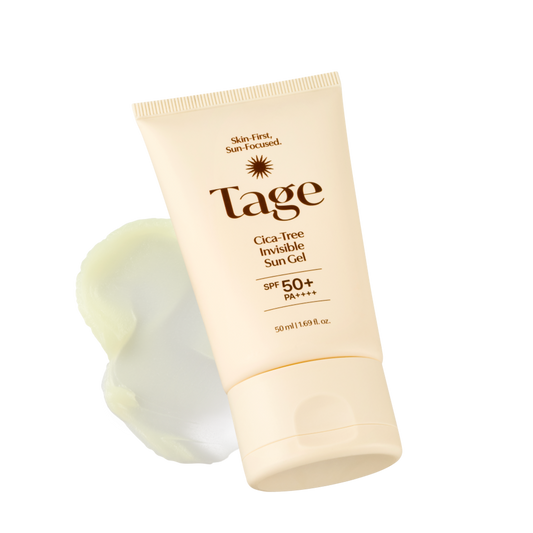 TAGE Cica-Tree Invisible Sun Gel SPF50+ PA++++ | Matte Sunscreen Primer