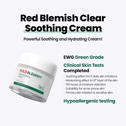 [Dr.G] Red Blemish Clear Soothing Cream ( choose size)