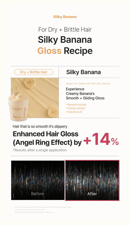Repair:turn Gelato Hair Pack (SILKY BANANA) 200ml